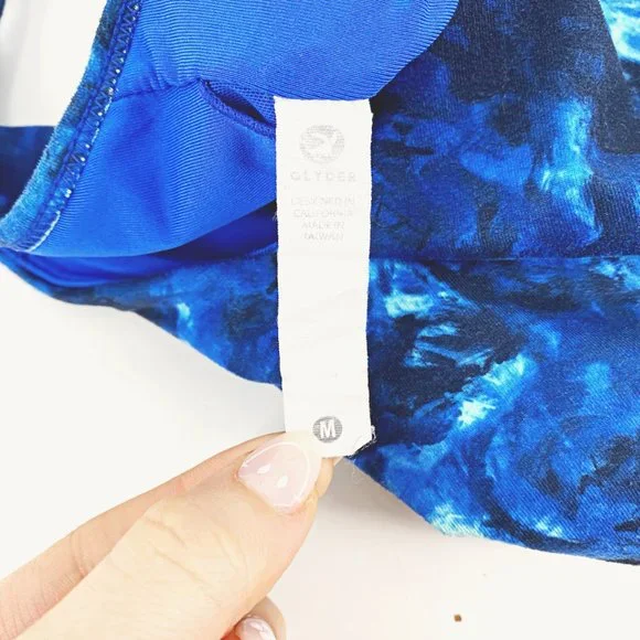 Glyder Strappy Patterned Sports Bra - Picture 6 of 9